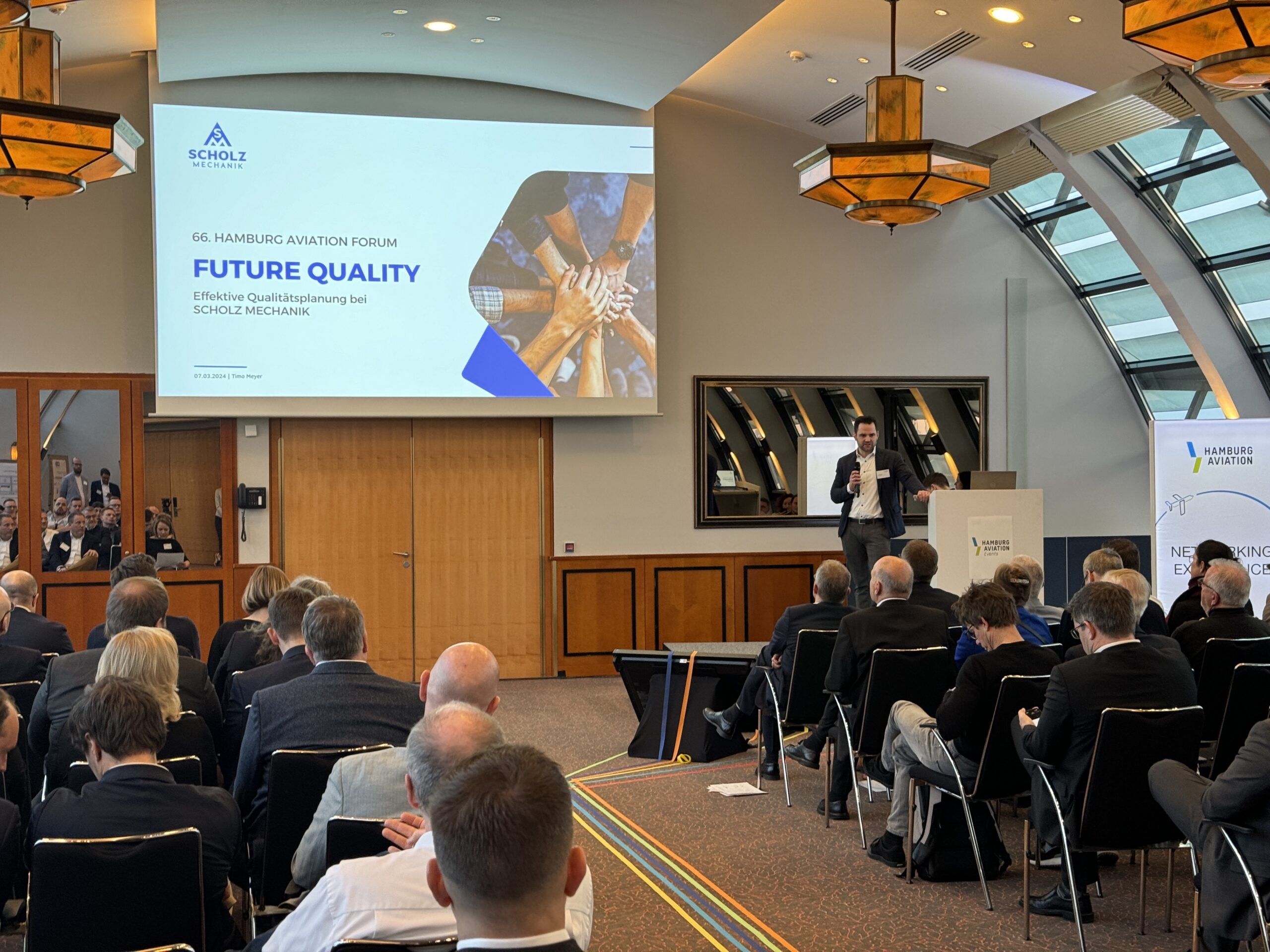 Auftritt 66. Hamburg Aviation Forum – Take Off for Quality