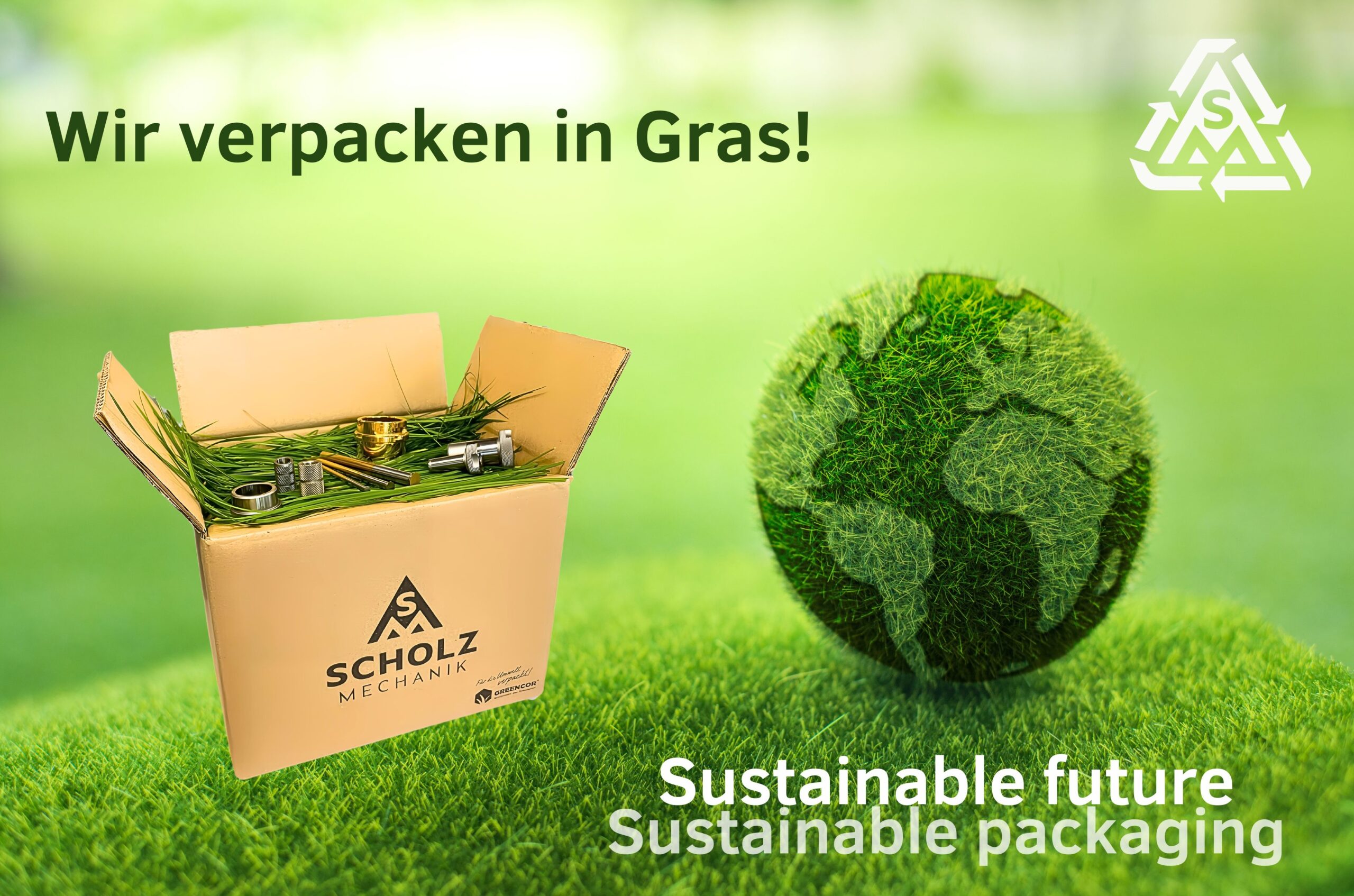 Wir verpacken in Gras – die neue nachhaltige Verpackung